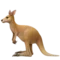 Kangaroo emoji on iPhone (iOS 13.1)