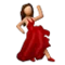 Woman Dancing emoji on Apple iOS 4.0