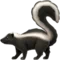 Skunk emoji on iPhone (iOS 14.6)
