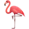 Flamingo emoji på iPhone
