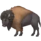 Bison emoji on Apple iOS 14.6