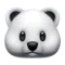 Isbjørn emoji på iPhone