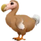 Dodo emoji di iPhone (iOS 14.5)