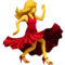 Dona ballant emoji a Apple iOS 14.2