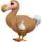 Dodo emoji on Apple iOS 18.4