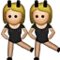 Lidé s králičíma ušima emoji na Apple iOS 4.0