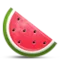 Vattenmelon emoji på iPhone (iOS 5.0)