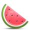 Watermelon emoji on iPhone (iOS 5.1)