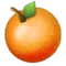 Tangerine emoji on Apple iOS 9.3