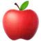 लाल सेब iPhone पर इमोजी (iOS 10.2)