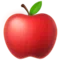 Red Apple emoji on iPhone (iOS 13.1)