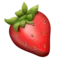 Φράουλα emoji στο iPhone (iOS 10.0)