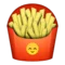Πατάτες τηγανητές emoji στο iPhone (iOS 10.0)