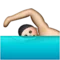 Person Swimming emoji on Apple iOS 6.0