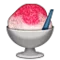 Shaved Ice emoji on Apple iOS 4.0