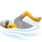 Person Swimming emoji on iPhone