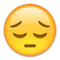Wajah Termenung emoji di Apple iOS 5.1