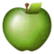 Green Apple emoji on Apple iOS 10.0