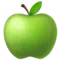 Grønt æble emoji på Apple iOS 17.4