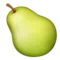 Pear emoji on Apple iOS 9.1
