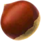 Chestnut emoji on Apple iOS 18.4
