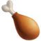Poultry Leg emoji on Apple iOS 18.4
