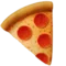 Pizza Apple üzerinde emoji iOS 18.4