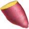 Rostad sötpotatis emoji på iPhone (iOS 11.2)