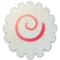 Fish Cake with Swirl emoji on Apple iOS 14.5