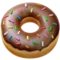 Doughnut emoji on iPhone (iOS 12.1)