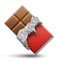 Chocolate Bar emoji on Apple iOS 9.0
