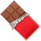 Chocolate Bar emoji on iPhone (iOS 14.6)