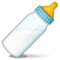 Baby Bottle emoji on iPhone (iOS 5.1)