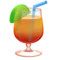 Tropical Drink emoji on iPhone (iOS 5.1)