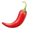 Het peppar emoji på iPhone (iOS 9.1)