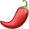 Καυτερή πιπεριά emoji στο iPhone (iOS 11.1)