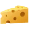 Cheese Wedge emoji on Apple iOS 9.1
