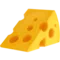 Cheese Wedge emoji on Apple iOS 18.4