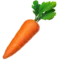 Marchew emoji na Apple iOS 18.4