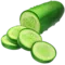 Cucumber emoji on Apple iOS 18.4