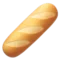 Baguettebröd emoji på iPhone (iOS 12.2)