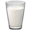Glas mælk emoji på iPhone