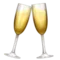 Clinking Glasses emoji on Apple iOS 11.1