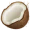 Coconut emoji on iPhone (iOS 13.1)