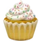 Muffin emoji på Apple iOS 18.4