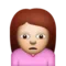 Άτομο που συνοφρυώνεται emoji στο iPhone (iOS 6.0)