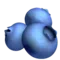 Blåbær emoji på iPhone