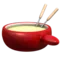 Fondue emoji på iPhone