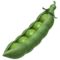 Pea Pod emoji on iPhone (iOS 16.4)