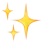 Sparkles emoji on iPhone (iOS 16.4)